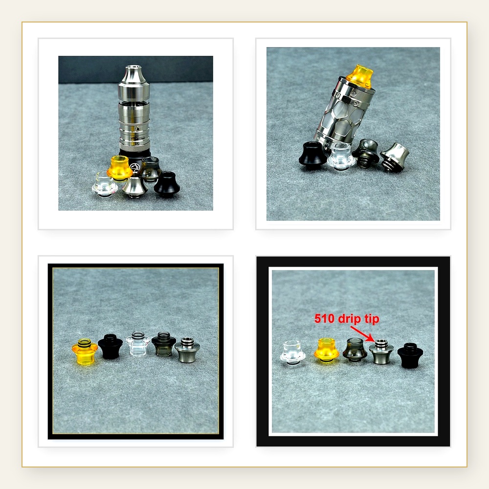 Drip Tip Resin - 타이푼 GT5, G4, GTR RTA용 레진