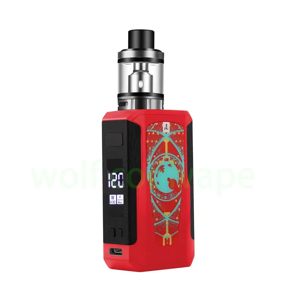 Vape Battery 18650 - Wolfcoolvape의 120W 기화기 Vape Mod 키트