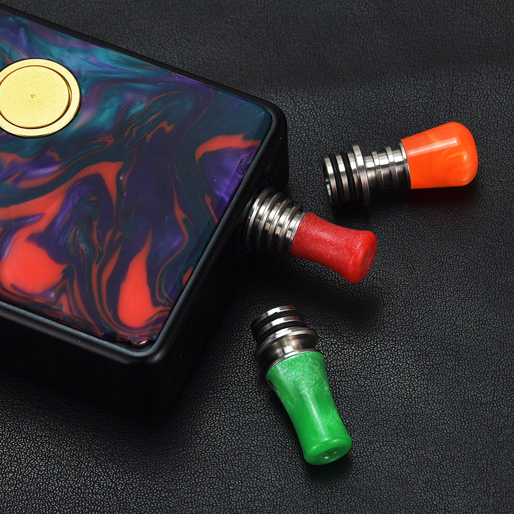 Drip Tip Resin - WOLFCOOLVAPE 디자인 rda 탱크 분무기 510