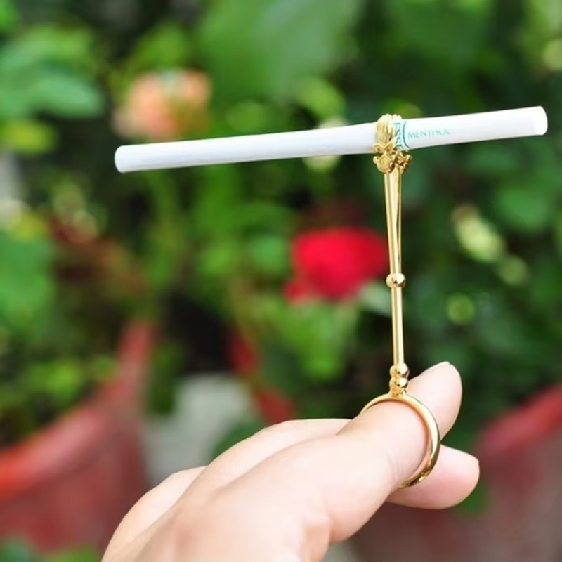 1개 직경 17mm 담배 홀더 링 랙 빈티지 메탈 핑거 - Vape Ring 리뷰 및 가격