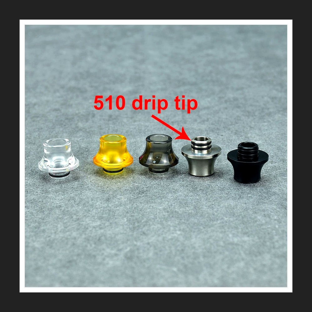 타이푼 GT5, G4, GTR RTA용 레진 드립 팁  - Drip Tip Resin 리뷰 및 가격