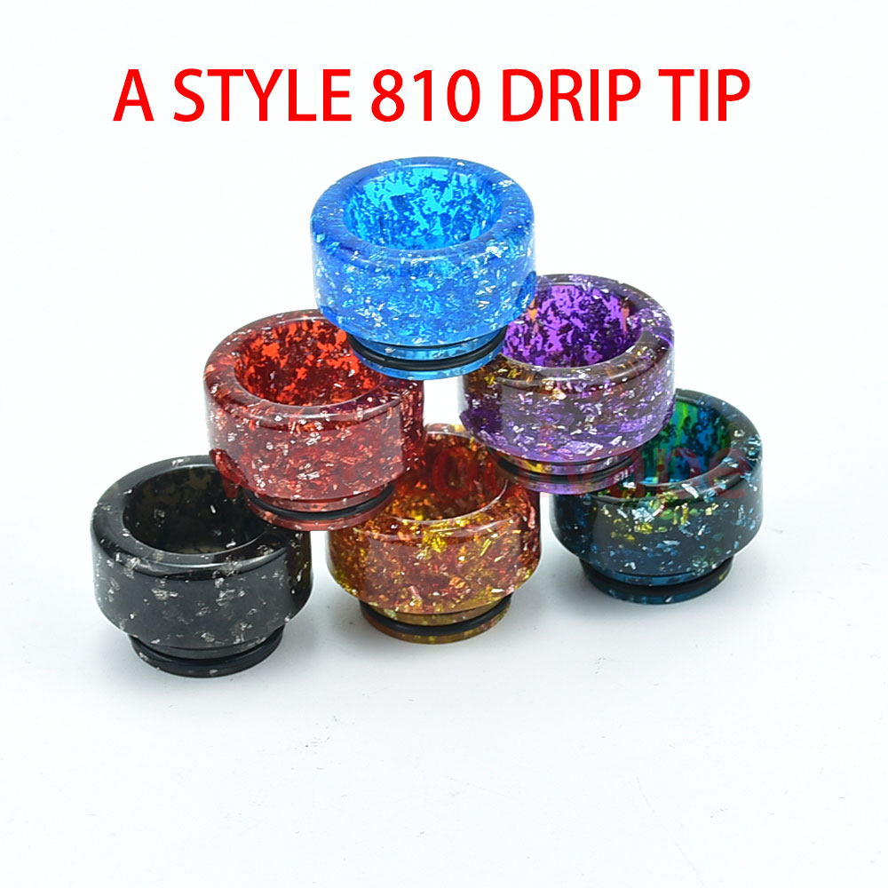 Wolfcoolvape 수지 810 Vape Atomi - Drip Tip Resin 리뷰 및 가격