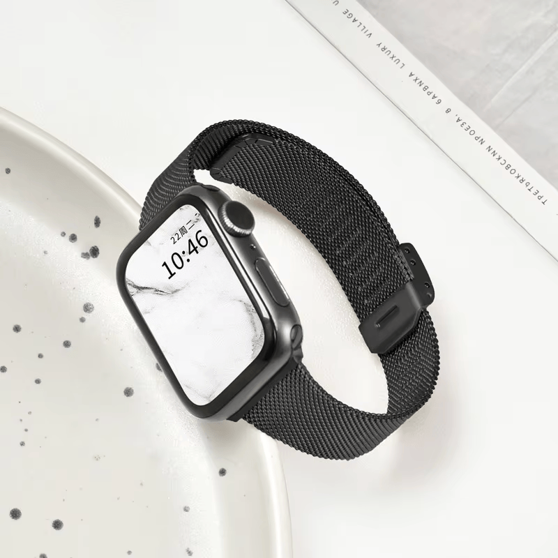 애플워치 밴드 44mm 40 45 41 46 42 38 - Mesh Coil Strip 리뷰 및 가격