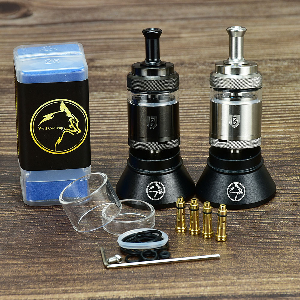 유리 드립 팁과 510 에어 핀이 포함된 베르세르커 미 - Vaping Air 리뷰 및 가격