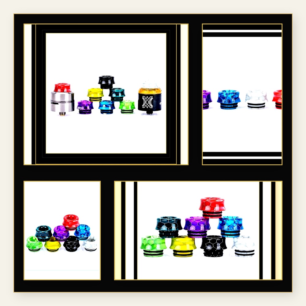 Wolfcool 810 드립 팁 세트 – RDA 및 R - Drip Tip Resin 리뷰 및 가격