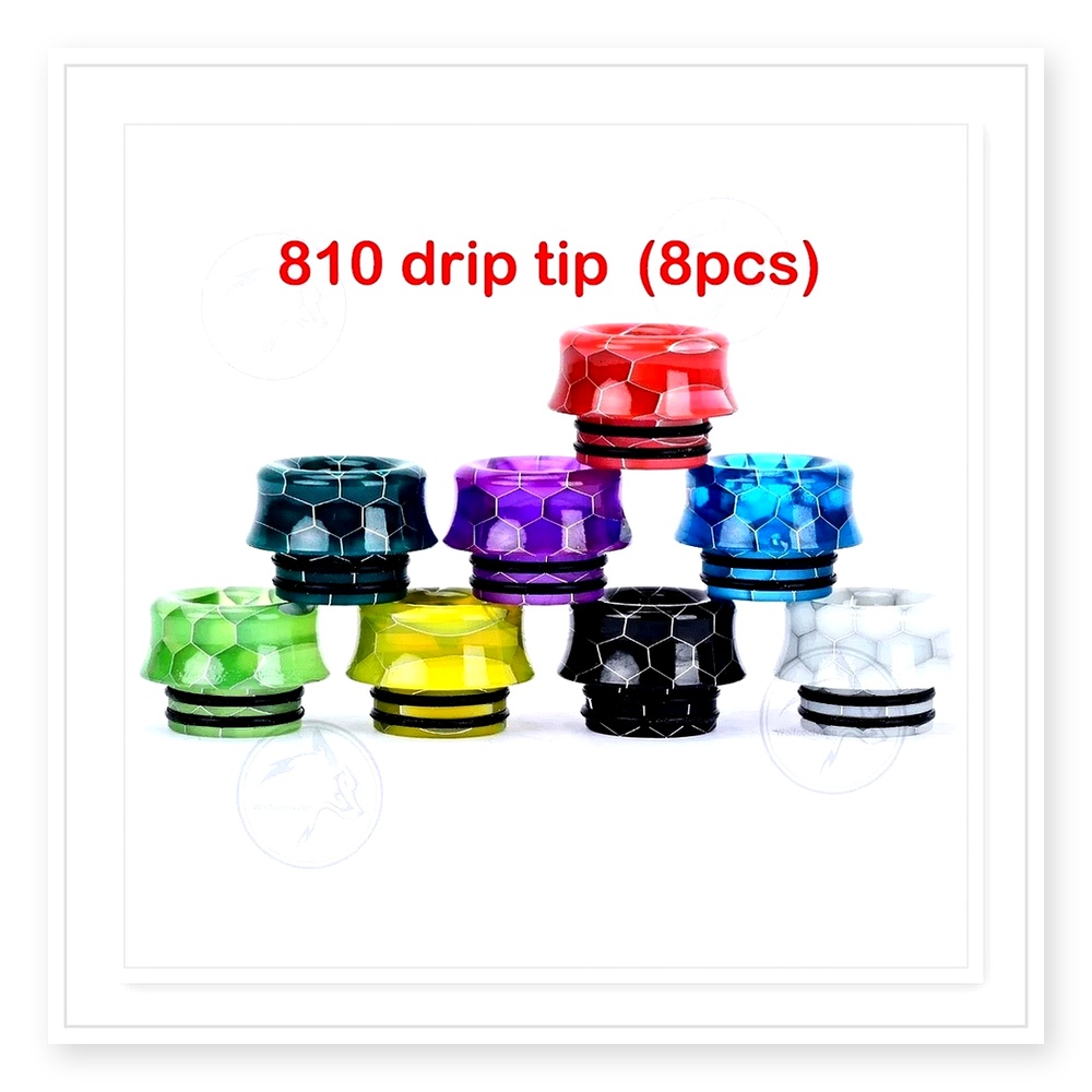 Wolfcool 810 드립 팁 세트 – RDA 및 R - Drip Tip Resin 리뷰 및 가격