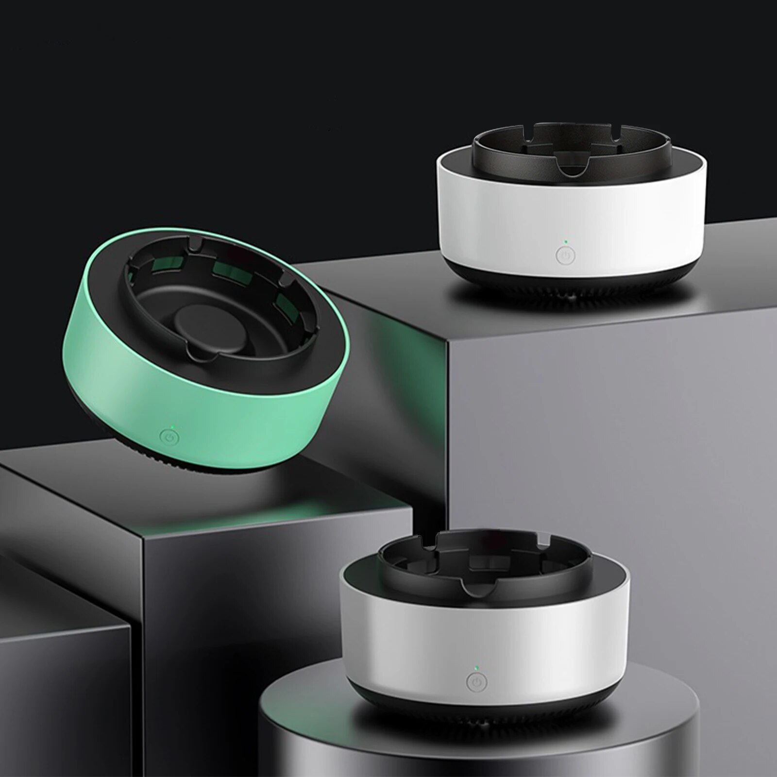 스마트 재떨이 공기 청정기, 간접 연기 및 담배 냄새  - Vape Ring 리뷰 및 가격